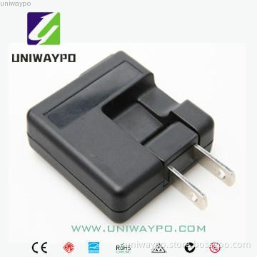5W 5V 800mA usb tablet pc power adapter folding plug UL cUL PSE CCC
